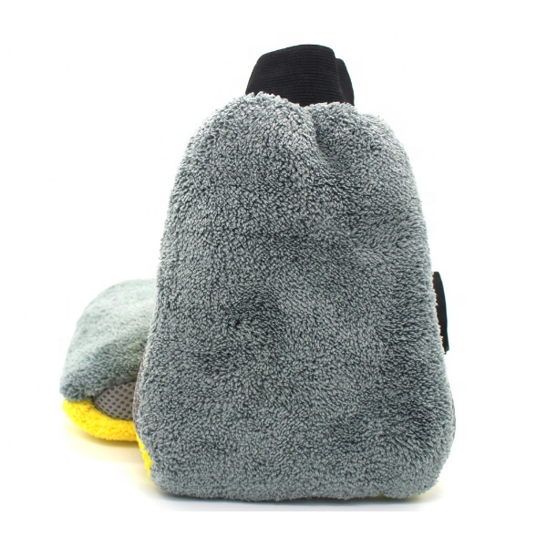 Coral Fleece Waterproof Microfiber Wash Mitt